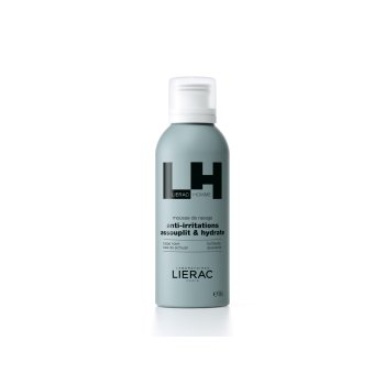 lierac homme mousse rasatura anti-irritazione idratante lenitiva 150ml